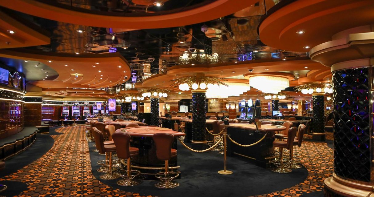 Luxury casino interior โ Roobet Casino Hub
